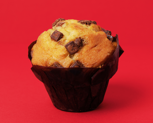 Muffins aux pépites chocolat au lait