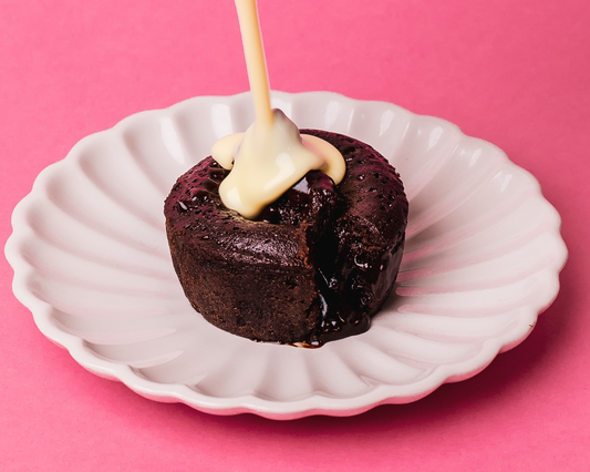 Fondant au chocolat - crème anglaise